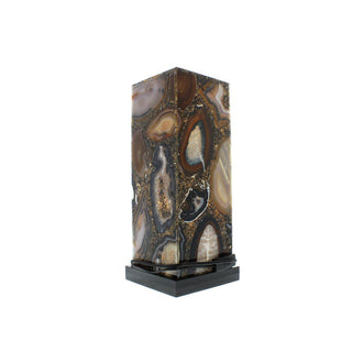 Agate Slice Tower Lamp U#5 - 40cm    from Stonebridge Imports