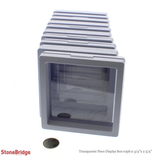 Transparent Piece Display Box - 10 Pack    from Stonebridge Imports