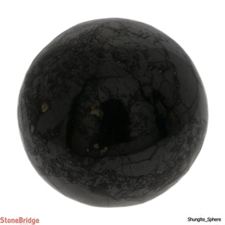Shungite Sphere - Medium #3 - 2 3/4"    from Stonebridge Imports