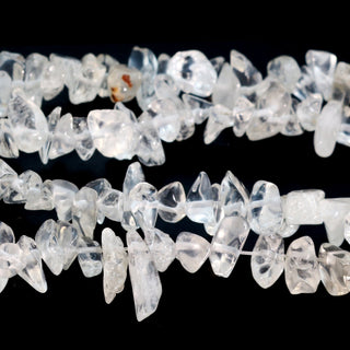 Clear Quartz Chip Strands - 5mm to 8mm    from Stonebridge Imports