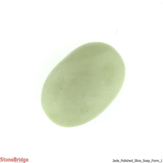Jade Polished Slice - Soap Form #1 - 1 1/2" to 2"    from Stonebridge Imports