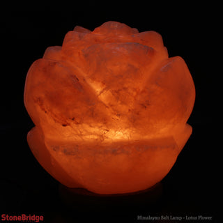 Himalayan Salt Lamp - Design/ Lotus Flower    from Stonebridge Imports