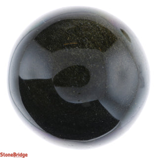 Obsidian Rainbow Sheen Sphere - Small #1 - 2 1/4"    from Stonebridge Imports