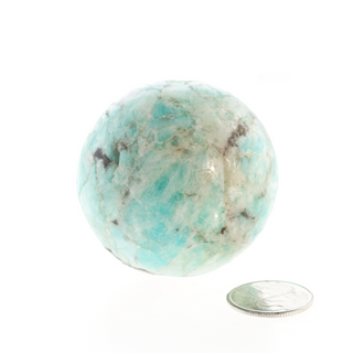 Amazonite Sphere - Extra Small #1 - 1 1/2"    from Stonebridge Imports