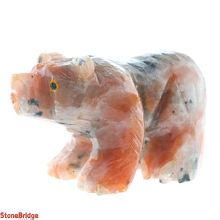 Bear Carving - Assorted Stones - Single Piece    from Stonebridge Imports