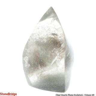 Clear Quartz Flame Sculpture U#9 - 3"    from Stonebridge Imports