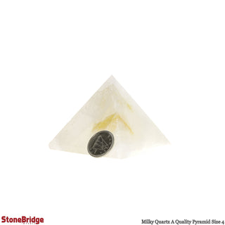 Milky Quartz A Pyramid MD3    from Stonebridge Imports