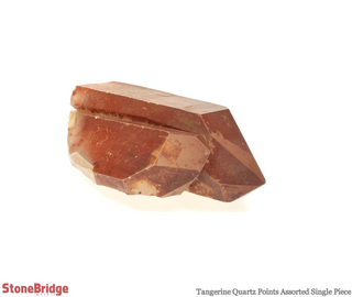 Tangerine Quartz Point - Assorted - Single Piece    from Stonebridge Imports