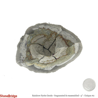 Rainbow Pyrite Geode U#2    from Stonebridge Imports