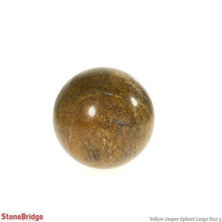 Yellow Jasper Sphere - Large #5 - 3 1/2"    from Stonebridge Imports