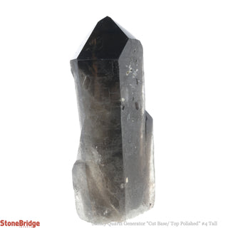 Smoky Quartz Cut Base, Polished Point Tower #4 Tall    from Stonebridge Imports