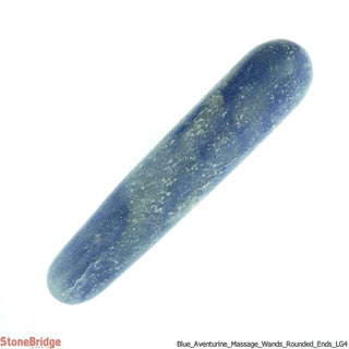 Blue Aventurine Rounded Massage Wand - Large #1 - 2 1/2" to 3 1/2"    from Stonebridge Imports