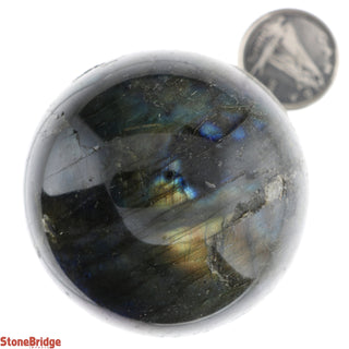 Labradorite E Sphere - Extra Small #3 - 2"    from Stonebridge Imports