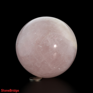 Rose Quartz A Sphere - Large #3 - 3 1/4"    from Stonebridge Imports