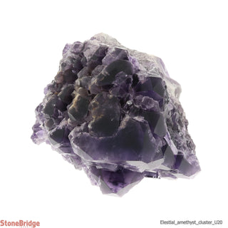 Amethyst Elestial Quartz Cluster U#20" - 7 3/4"    from Stonebridge Imports