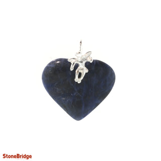 Sodalite Heart & Angel Pendant    from Stonebridge Imports