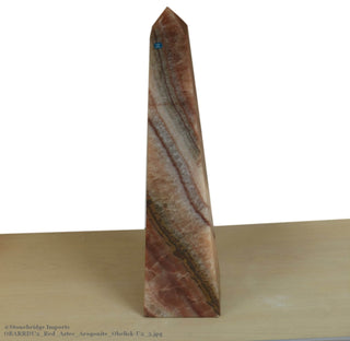Red Aztec Aragonite Obelisk U#2 - 50cm    from Stonebridge Imports