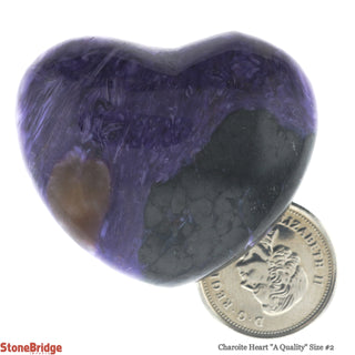 Charoite Heart #2    from Stonebridge Imports