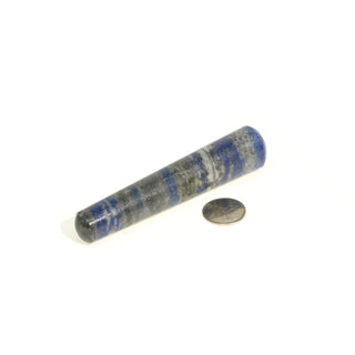 Lapis Lazuli A Rounded Massage Wand - Medium #2 - 3" to 4"    from Stonebridge Imports