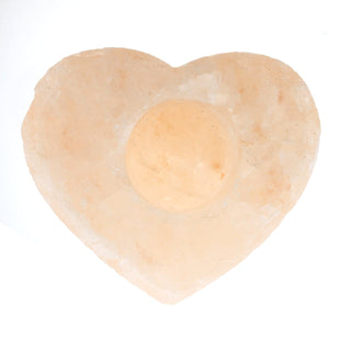 Himalayan Salt Heart Candle Holders    from Stonebridge Imports