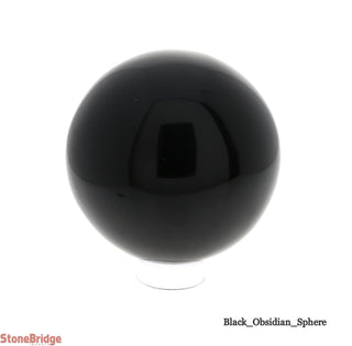 Black Obsidian Sphere - Jumbo #3    from Stonebridge Imports
