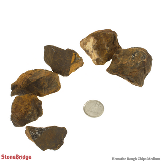 Brown Hematite Chips - Medium    from Stonebridge Imports