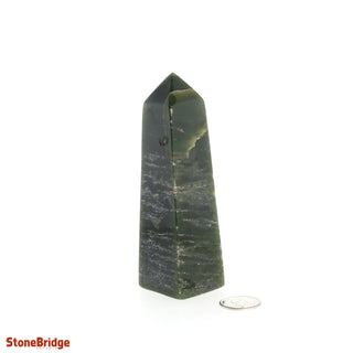 Jade Nephrite Obelisk #5 Tall    from Stonebridge Imports