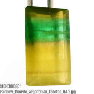 Rainbow Fluorite Faceted Cabochon #4    from Stonebridge Imports