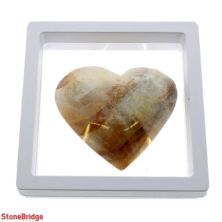 Golden Healer Heart #4 - 1 3/4" to 2 3/4"    from Stonebridge Imports