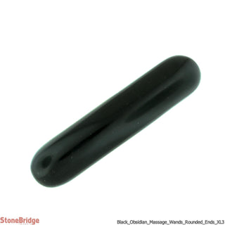 Obsidian Rounded Massage Wand - Extra Large #3 - 4 1/2"    from Stonebridge Imports