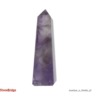Amethyst Obelisk A #5 Tall 3" to 4 1/2"    from Stonebridge Imports