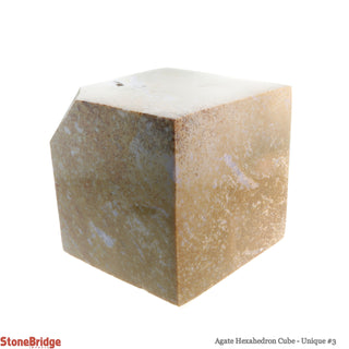 Ocean Jasper Hexahedron Cube U#3 - 89mm    from Stonebridge Imports