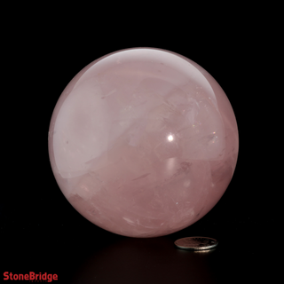 Rose Quartz A Sphere - Large #2 - 3 1/4"    from Stonebridge Imports