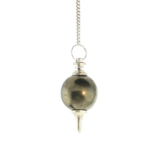 Ball & Point - Pyrite Pendulum    from Stonebridge Imports