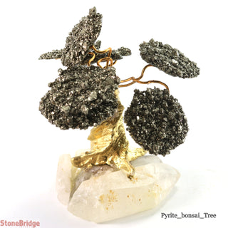 Pyrite Chips Bonsai Tree Small 3"    from Stonebridge Imports