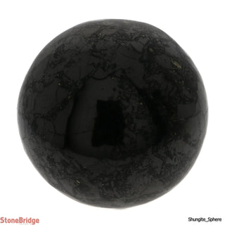 Shungite Sphere - Medium #3 - 2 3/4"    from Stonebridge Imports
