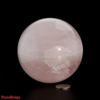 Rose Quartz A Sphere - Large #1 - 3"    from Stonebridge Imports