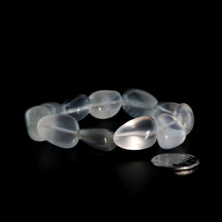 Milky Quartz Tumbled Bracelets    from Stonebridge Imports