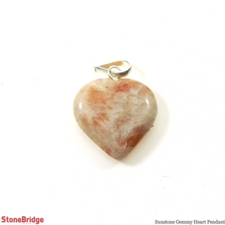 Sunstone Gemmy Heart Pendant    from Stonebridge Imports