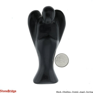 Black Obsidian Angel #3 - 100g to 199g    from Stonebridge Imports