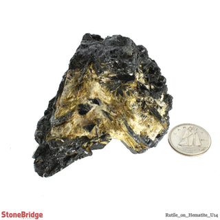 Rutile On Hematite U#14    from Stonebridge Imports