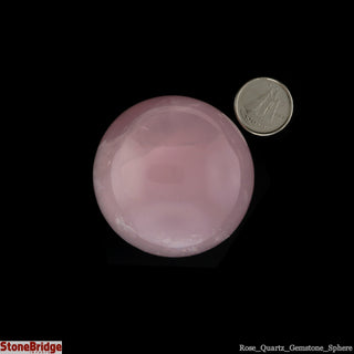 Rose Quartz A Sphere - Extra Small #3 - 2"    from Stonebridge Imports