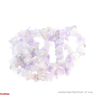 Amethyst Light Chip Strands - 5mm to 8mm    from Stonebridge Imports