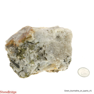 Tourmaline Green Quartz Chunk #1    from Stonebridge Imports
