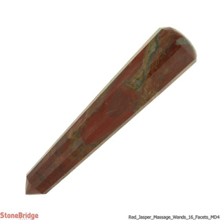 Red Jasper Pointed Massage Wand - Medium #2 - 3" to 4"    from Stonebridge Imports