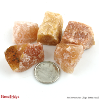 Red Aventurine Chips - Extra Small    from Stonebridge Imports