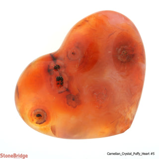 Carnelian Crystal Puffy Heart #2 - 25G to 49g    from Stonebridge Imports