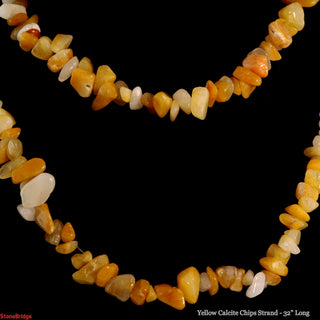 Calcite Yellow Chip Strands - 5mm to 8mm    from Stonebridge Imports