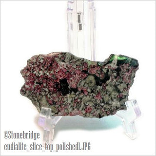 Eudialyte Free Form Slices Top Polished    from Stonebridge Imports