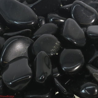 Obsidian Gold Sheen Tumbled Stones    from Stonebridge Imports